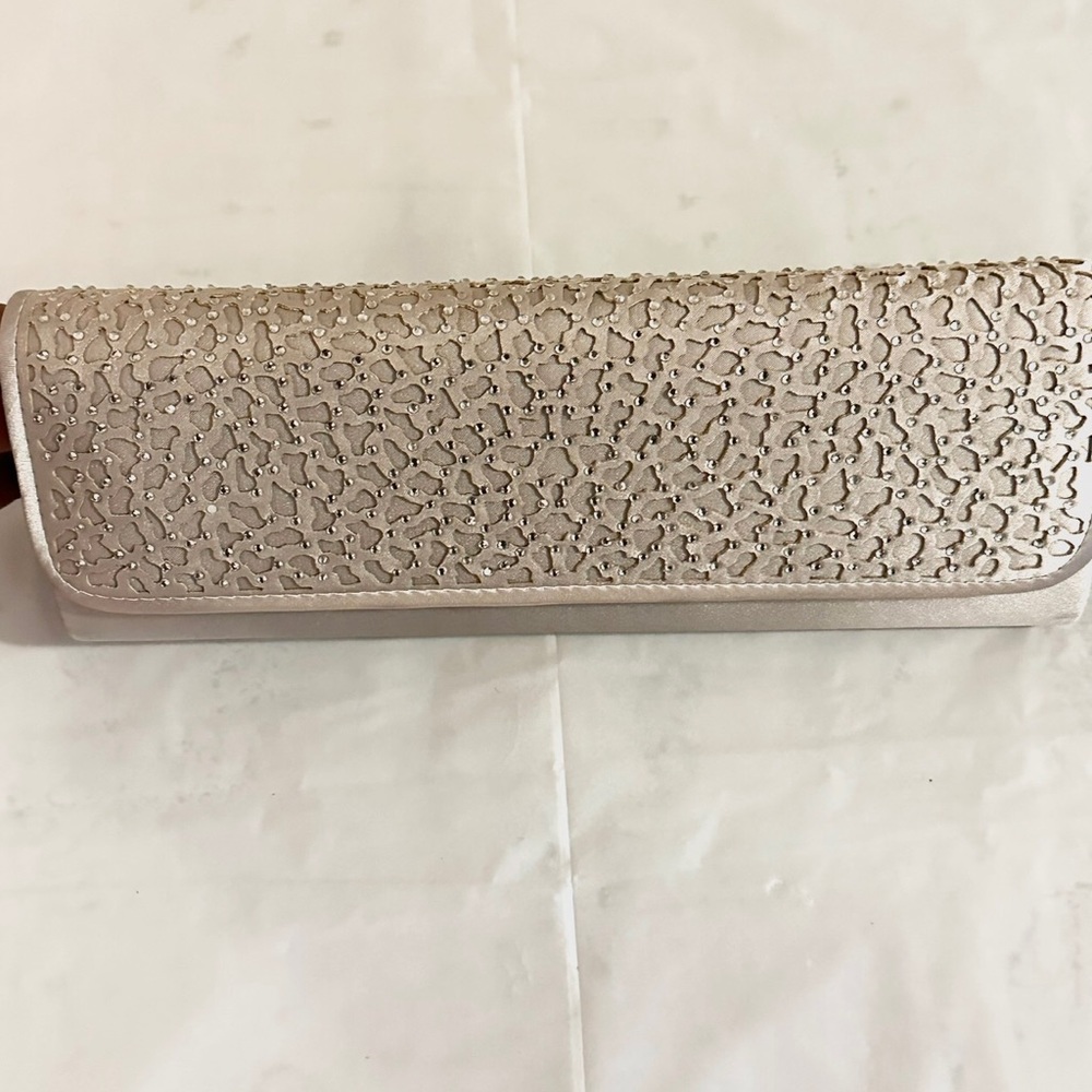 Silver Lulu Townsend Clutch.
